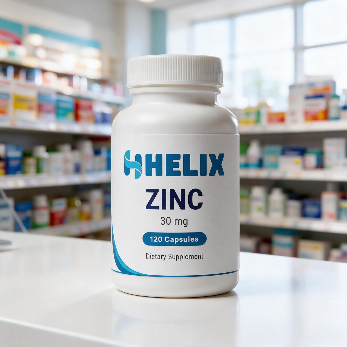 Zinc 30 mg Bisglycinate Chelate – 120 Capsules